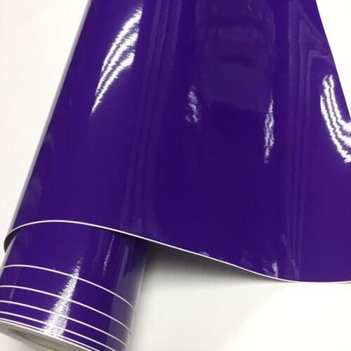 50cmx200/300/600CM Glossy Purple car Vinyl Sticker Film Car Wrapping Foil Console Computer Laptop Skin Phone Cover Motorcycle