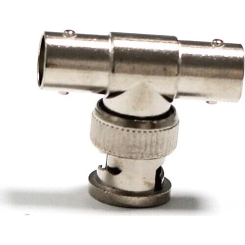 1pc BNC male Switch 2 x Jack female "T" Type RF Adapter Splitter connector Wholesale Fast Shipping