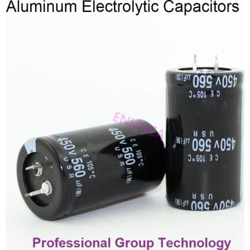 10pcs EC222 Good quality 450v560uf Radial DIP Aluminum Electrolytic Capacitors 450v 560uf Tolerance 20% size 35x50MM 20