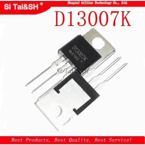 10pcs/lot D13007K TO-220 package transistor original authentic