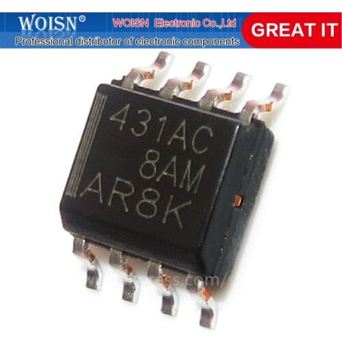 10PCS TL431ACDR TL431AC SOP8 SOP 431AC SMD new original In Stock