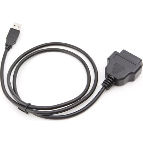 16Pin OBD2 To USB Port Charger Adapter Cable Connector Diagnostic Tool