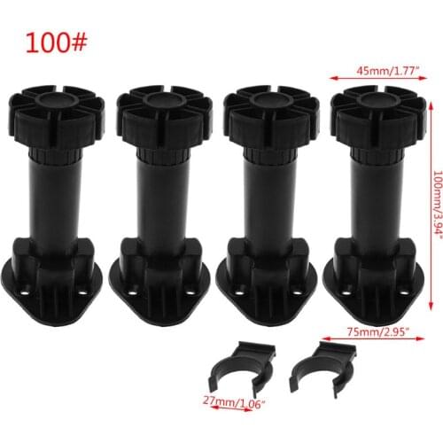 4pcs Adjustable Height Cupboard Foot Cabinet Leg For Kitchen Bathroom 193Bwholesales