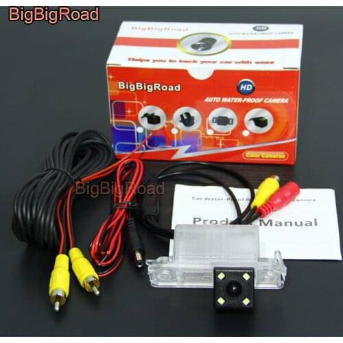 BigBigRoad Car Rear View Backup CCD Camera Night Vision Waterproof parking camera For Skoda Superb B8 2015 2016