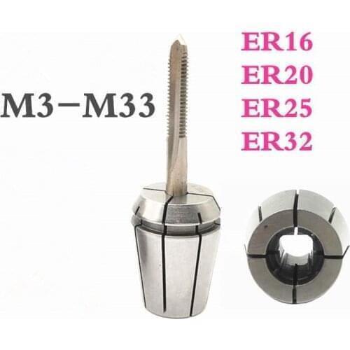 Tap Collets Tapping Collet Taps ERG 25 ERG32 square Tapping ER Collet DIN 6499 Machine Taps collets Milling Tools