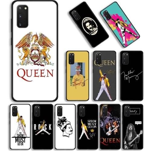Phone Cover For Samsung Galaxy S21 S20 FE S10 S9 Plus Ultra Lite 5G S10E Silicon Case Freddie Mercury Queen band