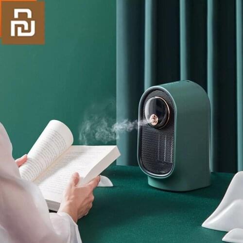 Youpin Feibi Electric Heater Humidification 800W 220V Portable Desktop Heater 3 Seconds Fast Heating Heater Spray Humidifier