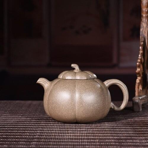 Is a complete handmade and high-quality original mine, Qingduan Mud Pumpkin Bottle, Kungfu Teapot and Tea Set Gift Box