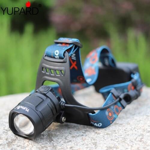 YUPARD USB Headlamp XM-L2 LED T6 LED headlight Headlamp high power power bank output USB charging rechargeable 18650 batteries