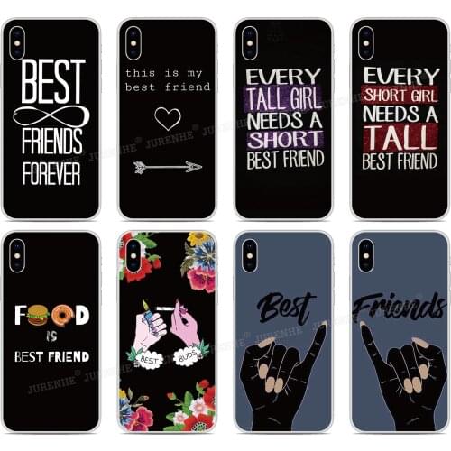 Custom Photo For Blackview A80 A60 BV9600 Pro Phone Case Bff Best Buds Friends Soft Cover For OnePlus 9 8 5G 6 7 7T Pro Cases