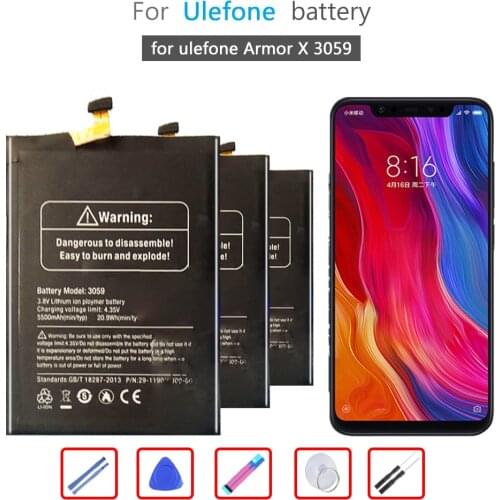 GUKEEDIANZI Ulefone Armor X2 Phone Batteries