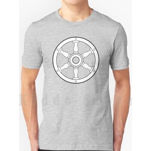 Wheel Of T Shirt DIY Big Size 100% Cotton Wappen Pocket Shield City Town Symbol Germany Motto Heraldry Heraldic Erfurt Wheel