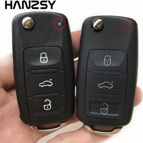 3/4 button Car Key shell Fob For VW VolksWagen Tiguan Touareg golf 4 7 6 Polo mk6 Replacement Remote Flip Folding key Cover Case
