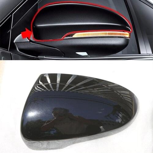 For Back Mirror Cover LH RH Black rear view mirror housing left and right For Hyundai Tucson 2016 2017 87616D3100 87626D3100