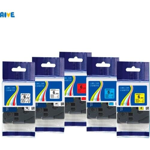 30Colors Label Tape Compatible Brother P-touch Printers Tze231 Tze-231 12mm for Brother P Touch Tze PT Labeler Tz631 Tze 335