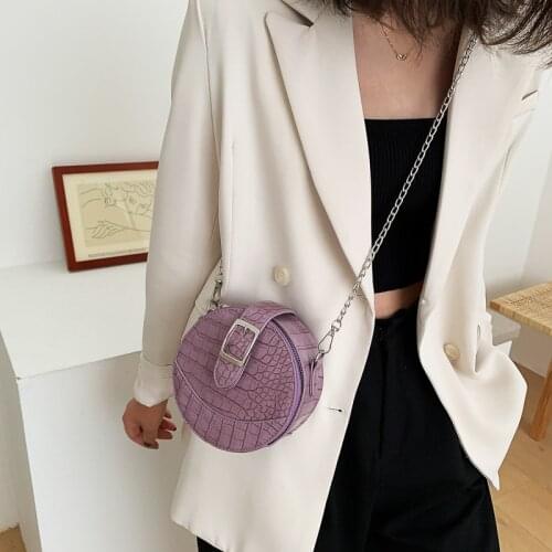 Small Round Bag 2021 Fashion New Chain Messenger Bag Versatile Womens Bags One Shoulder Small Round Bag