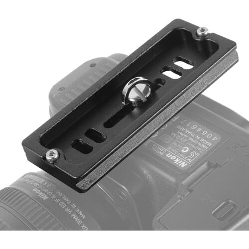 Metal PU100 Quick Release Plate For Arca Swiss Benro Plate Monopod Tripod Ballhead SLR Camera Accessories with 1/4" Screw Mount