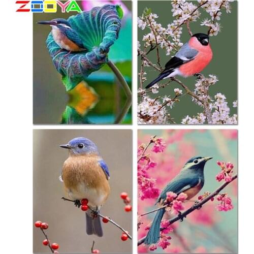 Diy Special Shaped Beautiful Diamond Painting Animal Diamond Embroidery Paintings 3D Animal Brid Diamond Mosaic Home Decor Er043