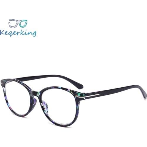Women Men Round Black Leopard Presbyopia Strength 1.0 1.5 2.0 2.5 3.0 3.5 4.0 Reading Unisex Vintage Glasses Eyeglasses HA-12