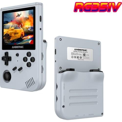 RG351V Game Console Retro Games WiFi Pairing Game Built-in 16GB RK3326 3.5inch 640*480 Handheld Game Console Emulator For PS1