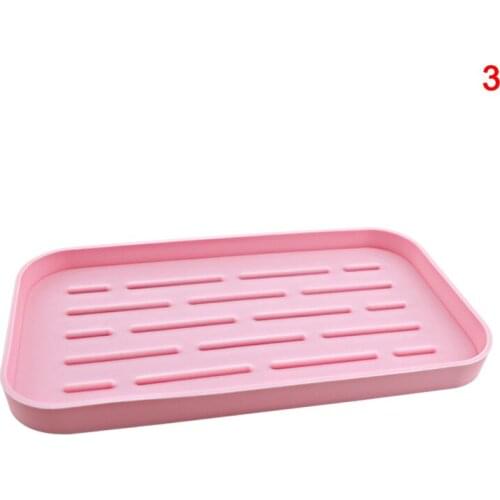 Silicone Kitchen Bath Organizer Tray Non-Slip Durable Multipurpose Sink Caddy Holder for Sponge Brush Soap Dispenser JA55