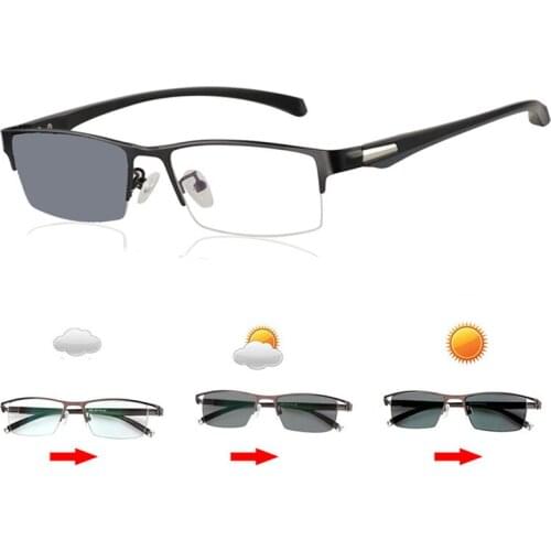 Sun Photochromic Reader Reading Glasses Sunglasses Men Eyewear Hyperopia Presbyopia Oculos Gafas with diopters Presbyopia TR90