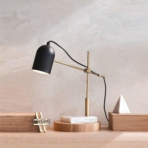 Modern crystal led desk lamp candeeiro de mesa bedside lamp