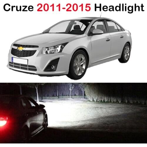Xlights Car Bulbs For Chevrolet Chevy Cruze 2011 2012 2013 2014 2015 LED Headlights Bulb Low High Beam Canbus Lamp Accessories