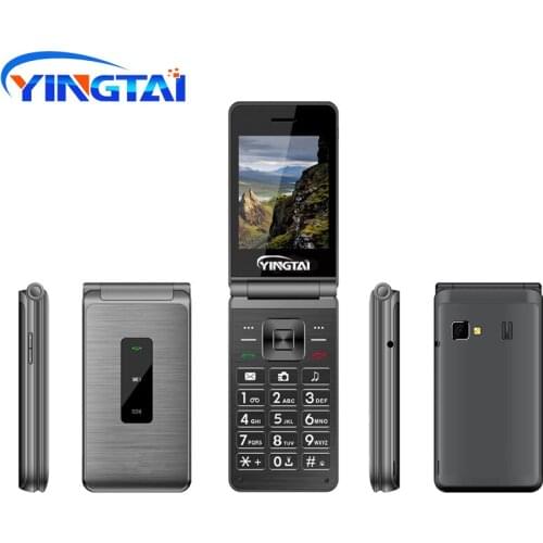 YINGTAI T39L Dual Display Dual Sim Cards Classical Flip Mobile Phone For Elderly Big Keyboard Big Voice Support Vibration