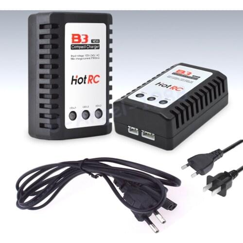 10pcs/lot RC Imax B3 Hot RC B3 LIPO Battery Charger B3 7.4v 11.1v Li-polymer Lipo Battery Charger 2s 3s Cells for RC LiPo EU&US