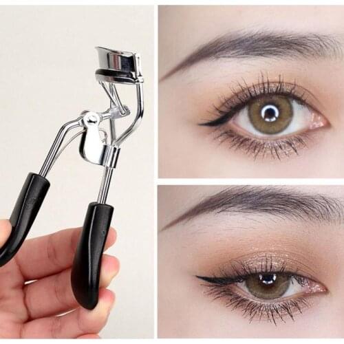 2Pcs Eyelash Curler Eyelash Curler Tweezers Curved Handle Does Not Hurt Eyelashes Long-lasting Curling Eye Makeup Cosmetic Tools