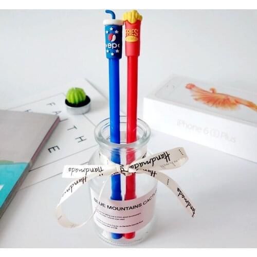20PCs Gel Pens Korean-Style Creative Stationery 0.5mm Water-Based Paint Pen Cute Cartoon School Office Supplies Gifts Stationery
