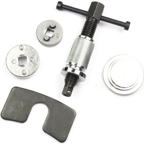 5pcs Brake Piston Wind-Back Tool with Double Adaptor Disc Brake Piston Caliper Tool Adaptor