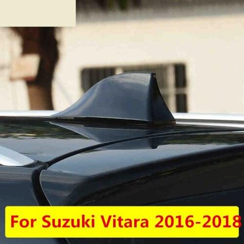 Car Shark Fin Antenna Auto Radio Signal Aerials Roof Antennas Exterior decoration Auto Accessories For Suzuki Vitara 2016-2018