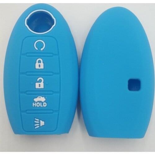 3PC Car silicone key case protective cover for Nissan 3 Keys Teana, X-Trail, Livina, Tiida, Qashqai, New Sunny