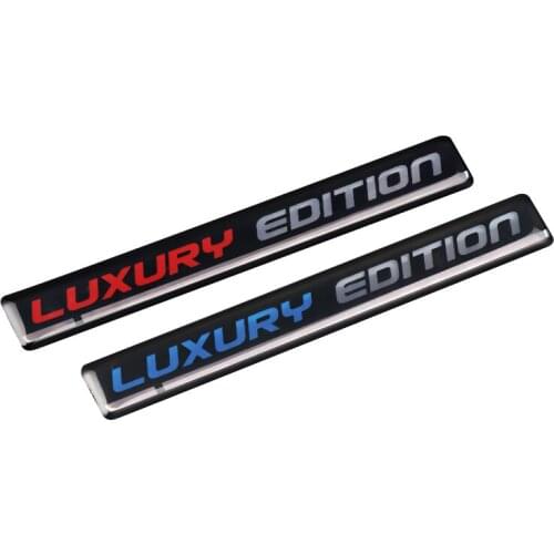 Car-styling 2Pcs Universal Luxury Limited Edition Emblem Stickers Car motorcycle Body Badge Decals For opel Bmw audi Volkswagen