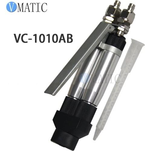 Free Shipping Ab Component Epoxy Dispensing Valve Pneumatic Flow Control Glue Dispensing Manual Two Liquid Dispensing Valve