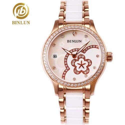 Часы со стразами женские Binlun China At AliExpress