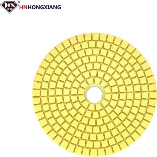 HNHONGXIANG Diamond Wet Polishing Pads,Stone Refurbishing Polishing Discs Set Sheet for Ceramics Tiles, Quartz Artificial Stone