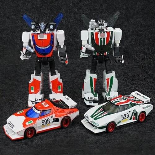Transformation KO MP20 Wheeljack And MP23 Exhaust Lancia Stratos Turbo Figure Toy