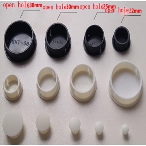 10pcs Nylon plastic hole plug cover pipe cover screw cap white color