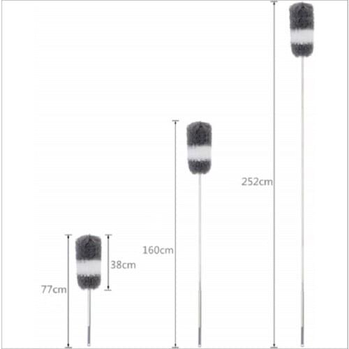 Microfiber 2.5m Llengthened Rretractable Dusting Duster Dusting Brush For Cleaning And Dusting Feather Duster