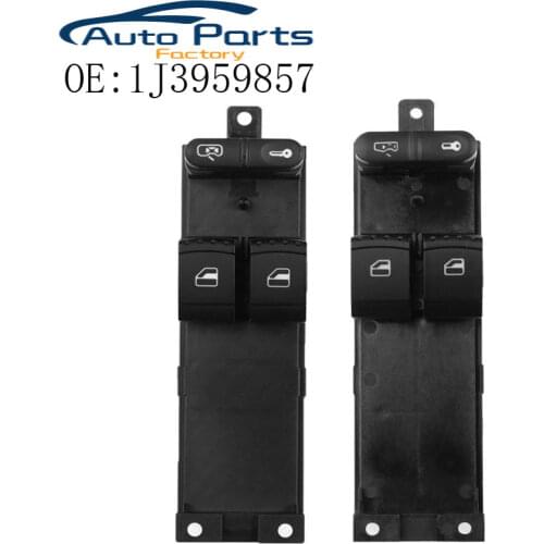 Window Master Switch 2 Doors Driver Side Panel For Skoda Fabia/Octavia 1996-2010 For V W Golf MK4 99-06 1J3959857