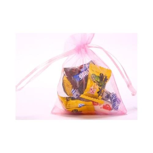 Wholesale 500pcs 10*12cm Sheer Organza Wedding Party Favor Gift Jewelry Beads Candy Pouch Bag New Bulk