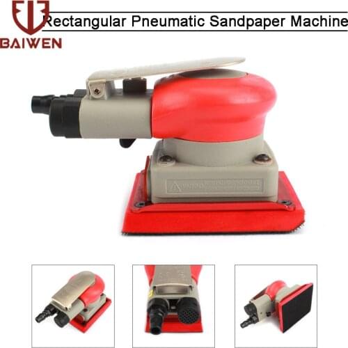 75x100mm Sheet Sander Pneumatic Air Sander Polisher Tool Polishing Random Orbital Polisher Machine Grinder Pro Pneumatic tool