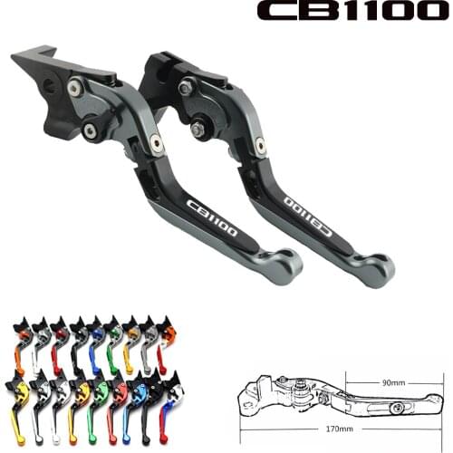 For Honda CB1100 / GIO adjustable folding expandable motorcycle brake titanium clutch lever 2013 2014 2015 2016 2017