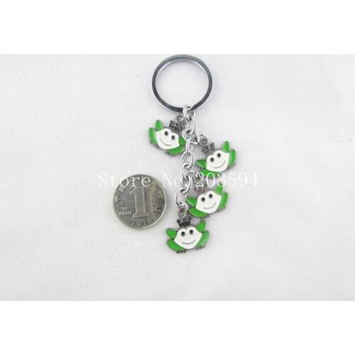 Sgh999 ( 1Pcs Enamel Colorful frog Cartoon Keychain Male Womens Car couple Key Chain Key Ring For Christmas Gift