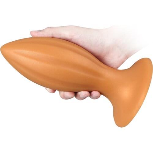 Silicon Anal Plugs with Suction Cup Vagina Anus Expander Prostate Massager Soft Butt Plug Adult Sex Toys For Men Women Gay