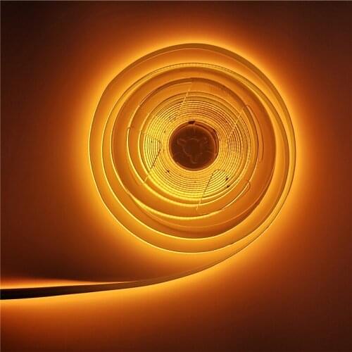 Ligh Density White RGB COB LED Strip Light 12v 512D 8mm Ra90 No Spot Linear Red Green Blue for Wall Bedroom Lighting Decoration