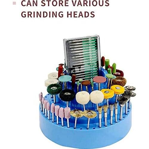 Rotary Bur Holder Tool Accessories 116 Holes Rotary Tool Bit Holder
